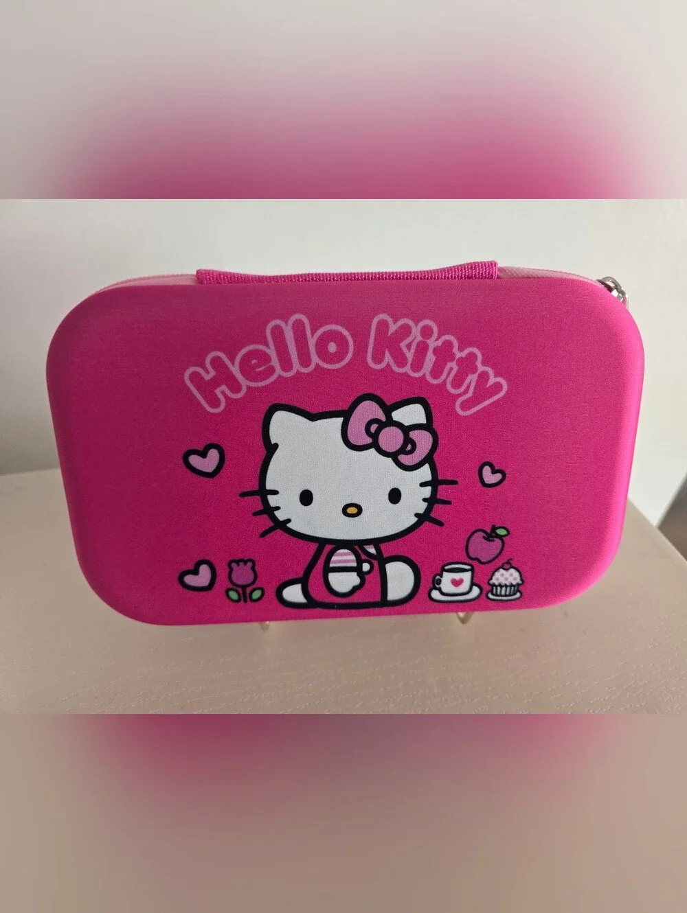 Hello Kitty Pink Hard Shell Pencil Case
